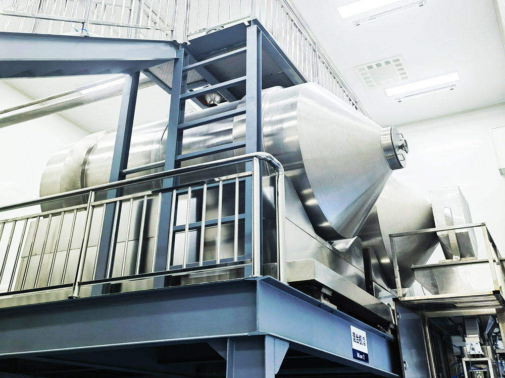 Automated food ingredient production equipment at Megafood